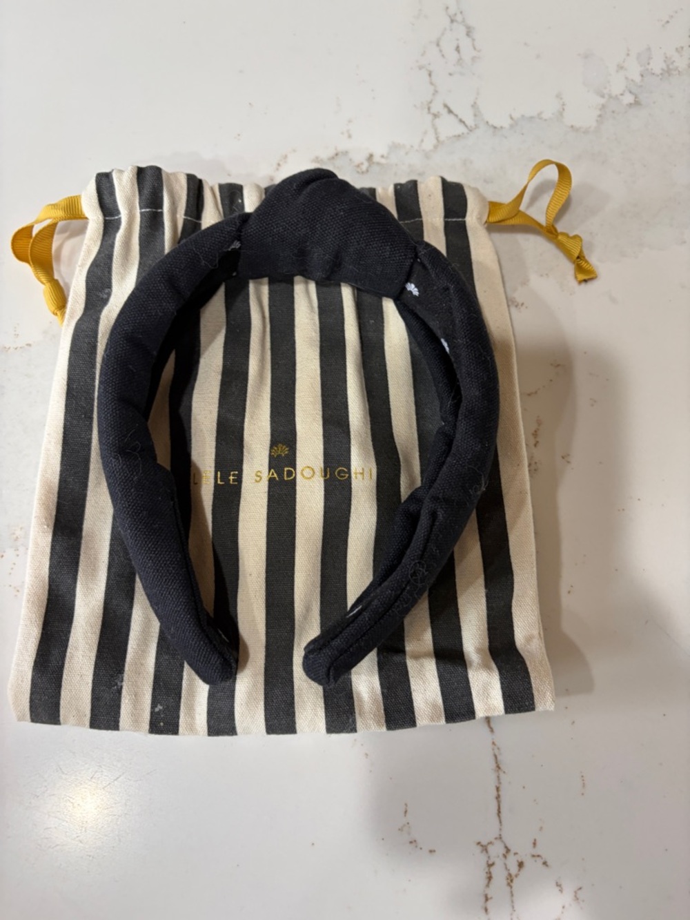 Lele Sadoughi Black Headband